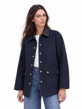 New w/ Tags Rag & Bone Barn Jacket in Navy size Small